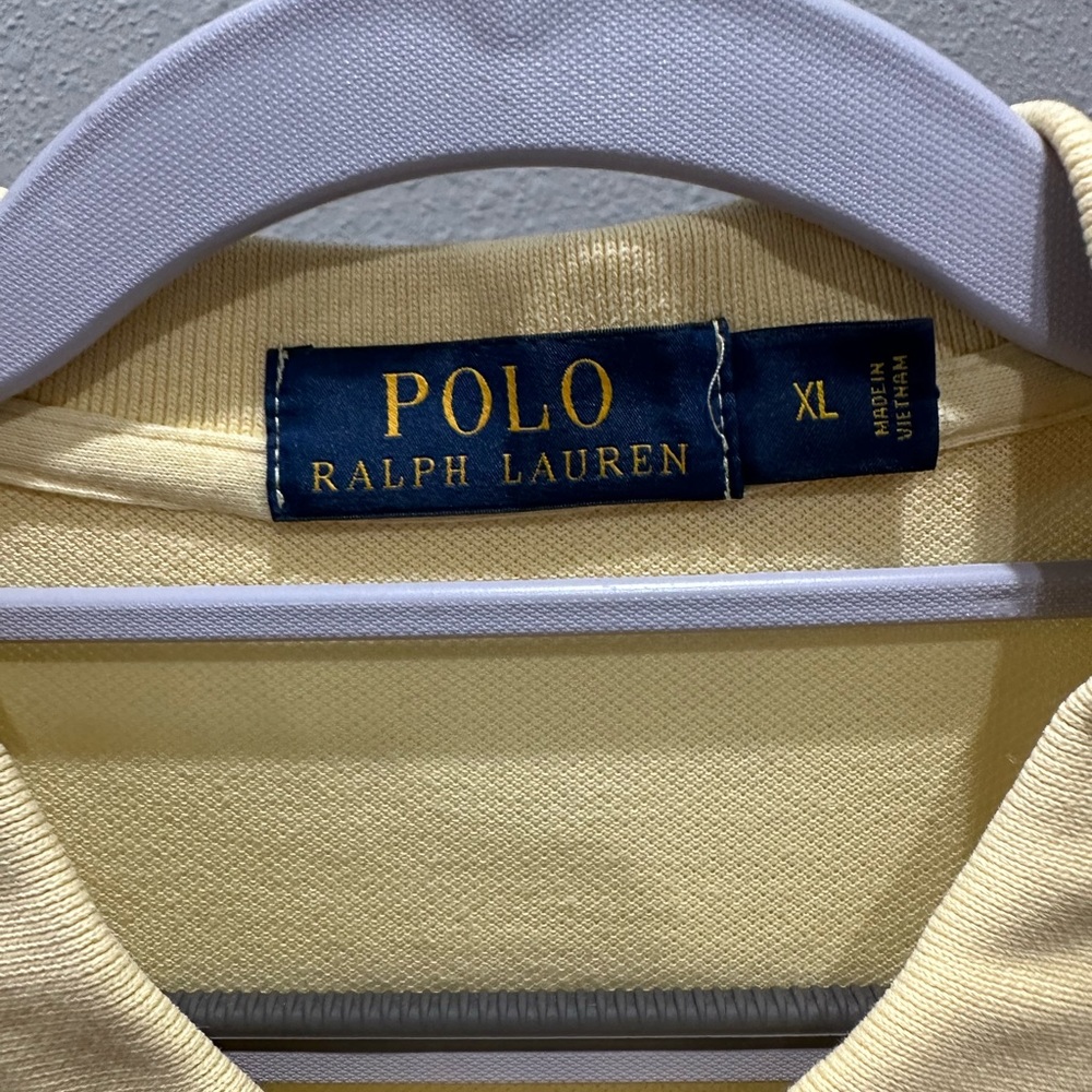 Ralph Lauren Yellow Polo Size XL